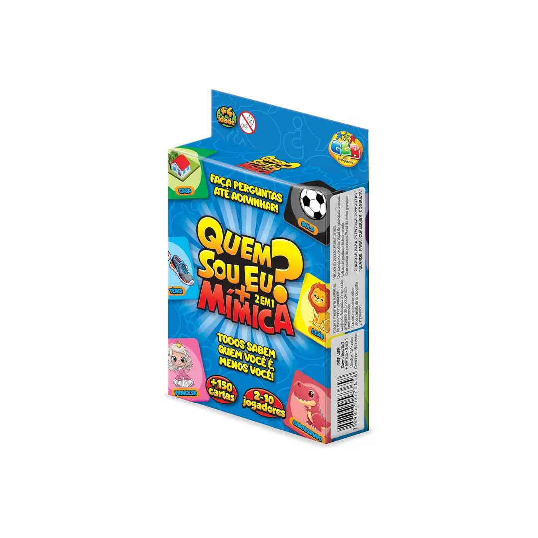 Jogo Quem Sou Eu? + Mímica